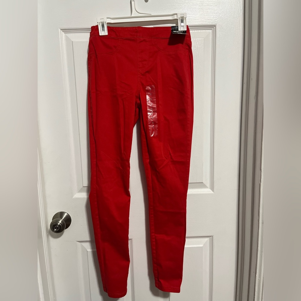 Red jeans